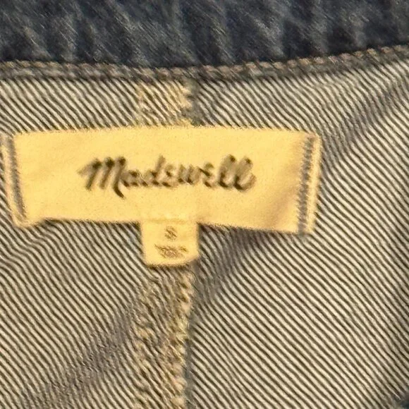 Like new Madewell Denim Utility Coveralls Size Small - Picture 7 of 13